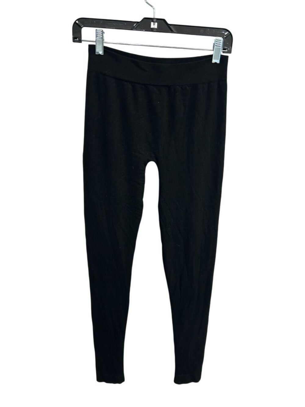 Just-One Large Black Soft Stretch Leggings Wide Elastic Waistband Gymcore Neutra